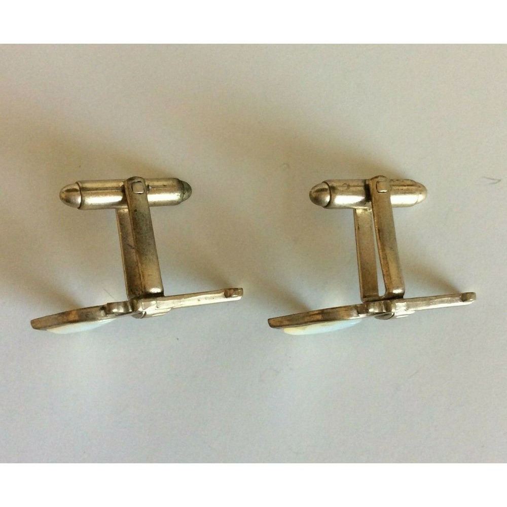 Vintage Western Cowboy Revolver Gun Cuff Links - Picture 3 of 7